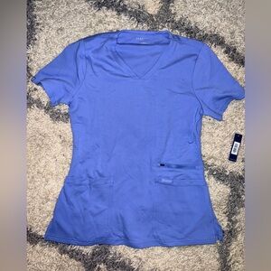 Jaanuu Women's Short Sleeve Top in Blue